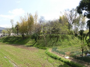 The archaeological site of the Kisabe castle